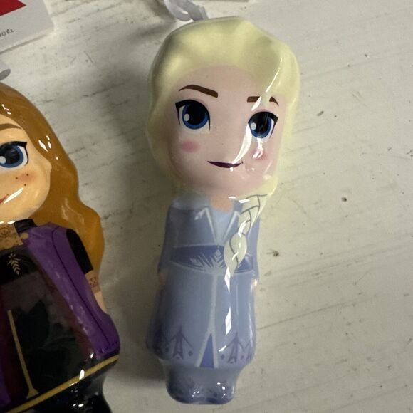 Hallmark Disney Frozen Elsa  Anna Decoupage Christmas Tree Ornaments New - Picture 4 of 7